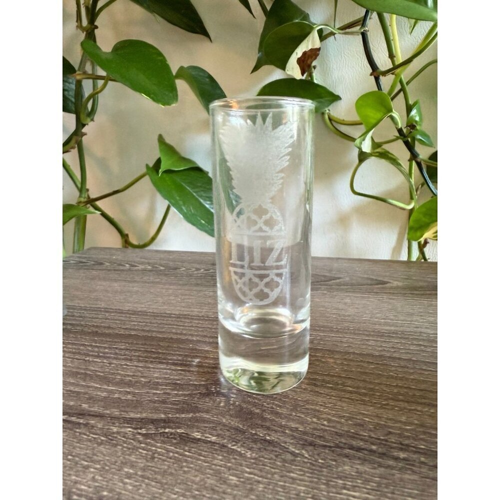 Tall Glass LIZ pineapple shot glass